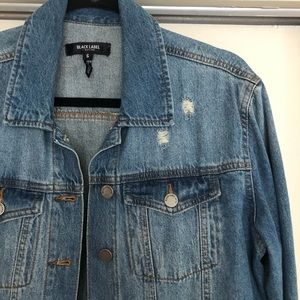 BLACK LABEL Distressed Denim Jacket